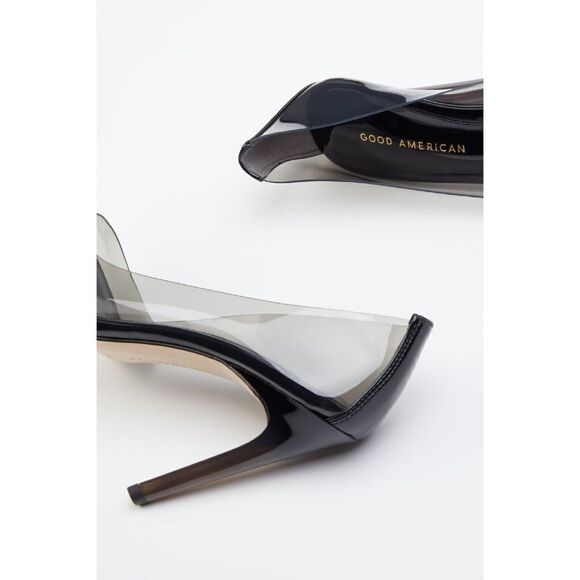 Good American Cinder-F*cking Rella Pump In Light Smoke001 Women's Size 8 - Picture 5 of 8